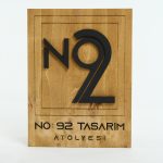 Ahşap Kabartma Tabela